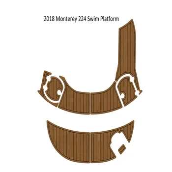 2018 מונטריי 224 לשחות Platfrom שלב משטח הסירה קצף EVA דמוית עץ טיק לסיפון שטיח הרצפה