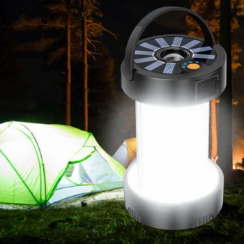2023 LED החדש Solarleuchte Campinglampe USB Aufladbar Laterne Akku ליכט חיצונית דייג, מחנאות פטיו-מרפסת תאורת גן