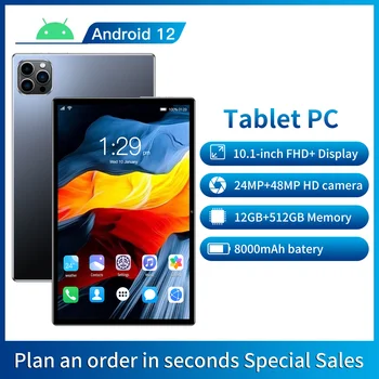 2023 הגלובלית החדשה הגרסה המקורית PA15 טאבלט 10 אינץ 128GB/512GB ROM אנדרואיד Tablet 12-Google Play 8000mAh סוללה WIFI טבליות