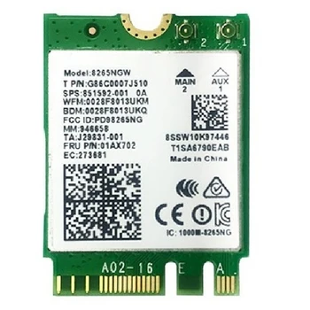 300Mbps+867Mbps כרטיס רשת 2.4 Ghz-5Ghz Dual-Band כרטיס רשת BT4.2 מ 2 רשת Wifi כרטיס AC8265 על טסון ננו