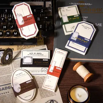 6packs/הרבה שירה של ארבע העונות סדרת רטרו נייר ההודעה memo pad
