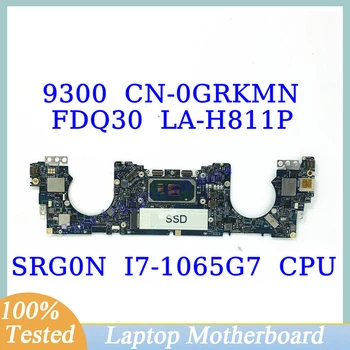 CN-0GRKMN 0GRKMN GRKMN עבור DELL 9300 עם SRG0N I7-1065G7 CPU Mainboard FDQ30 לה-H811P מחשב נייד לוח אם 100% נבדקו באופן מלא טוב
