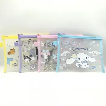 Kawaii Sanrio שקית נייר Kuromi אביזרים חמוד אנימה עיפרון התיק לבחינה נייר ארגונית שיעורי הבית התיק צעצועים עבור בנות מתנות