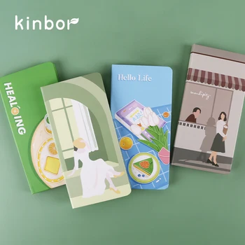 Kinbor Kawaii קטן שבועי מתכננת האג ' נדה המחברת חמוד יצירתי נייד לוח הזמנים 2022 היומן הספר Office StationerySupply
