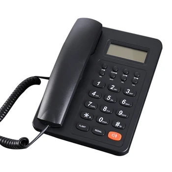 KX-T2016 פתול טלפון שולחני לטלפון הקווי שולחן העבודה הבית טלפון קשישים המתקשר 45BA