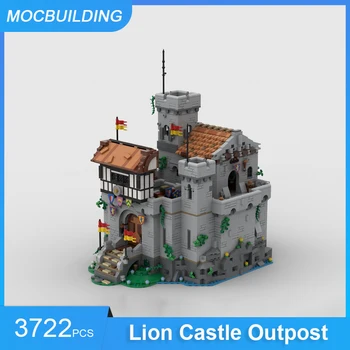 MOC אבני הבניין אריה הטירה מוצב מודל DIY להרכיב לבנים חינוכי יצירתי לילדים צעצועים לילדים מתנות חג המולד 3722PCS
