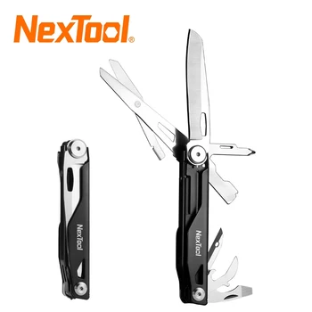 NexTool 12 1 edc חיצוני נייד מתקפל אולר הישרדות ערכת מספריים מיני רב כלי מחזיק מפתחות כלי תיקון פותחן