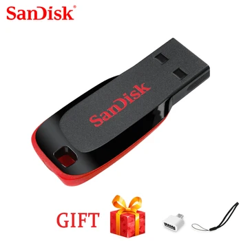 SanDisk USB 2.0 פלאש 64gb128gb CZ50 דיסק פלאש usb flash drive פלסטיק usb 16gb 8gb זיכרון כונן עט 32gb
