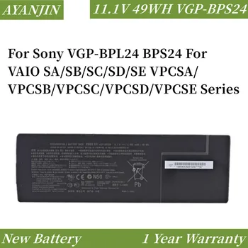 VGP-BPS24 11.1 V 49WH סוללת המחשב הנייד של Sony VGP-BPL24 BPS24 על VAIO SA/SB/SC/SD/SE VPCSA/VPCSB/VPCSC/VPCSD/VPCSE סדרה