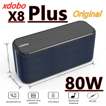XDOBO X8 בנוסף חיצונית אלחוטית לקולנוע ביתי סאב וופר Bluetooth רמקול 10400MAH נייד עמוד סראונד סטריאו טייפ