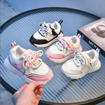 אביב סתיו חדשה ילדים נעלי הספורט של התינוק נעליים רכות הבלעדי פעוט נעלי תינוק נעלי רשת הנעליים של הבנים הפעוט נעליים מזדמנים