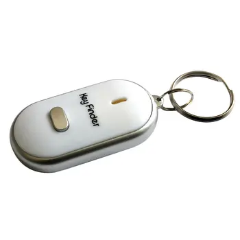 אנטי-אבוד מאתר מפתחות חכם למצוא מאתר מחזיק מפתחות משרוקית נשמע צפצוף בקרה LED לפיד נייד מפתח המכונית Finder