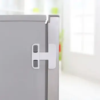 בטיחות התינוק נועל דלת המקרר מנעולים להגנת הילד. ציוד רב תכליתי ארון מגירה חריץ מנעולים רצועות