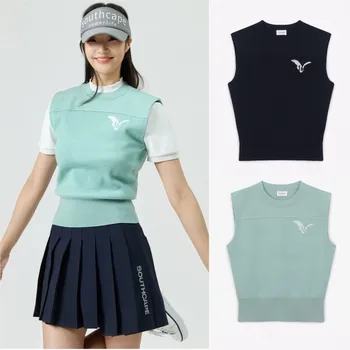 גולף נשים לסרוג את הסוודר פנאי ספורט גולף, חולצת גולף ביגוד ספורט נשים העליון 여성 골프웨어