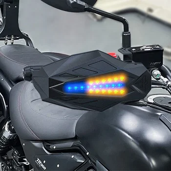 האופנוע יד שומר Handguards עם אורות LED עבור הונדה NC 750X GOLDWING 1800 דיו 27 וי 1800 CB500X רעש PCXNAME 2019 וי 1300