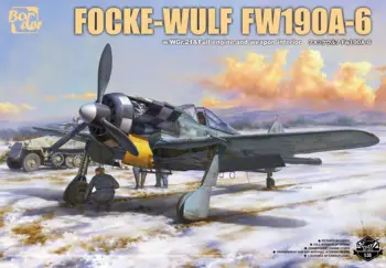 הגבול BF-003 1/35 פוקה-וולף FW190A-6 w/WGr.21 & מנועים & הנשק הפנים מודל הערכה