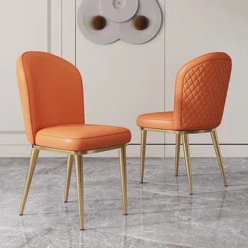 המעצב המודרני האוכל הכיסא מינימליסטי מרפסת לאונג ' קומה הפוסט-מודרנית כסאות סלון לעיצוב הגינה Silla Comedor ריהוט הבית