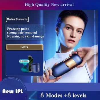 הסרת שיער בלייזר Epilator העור יופי אינטליגנטי מסך מגע ספיר קירור IPL Photoepilator עבור אישה אנשים גוף מלא משתמשים