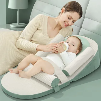 התינוק כריות זיכרון כותנה מדרון סיעוד כרית אנטי-לשפוך חלב נחנקת חלב כרית האכלה היילוד בטיחות עבור תינוק ישן