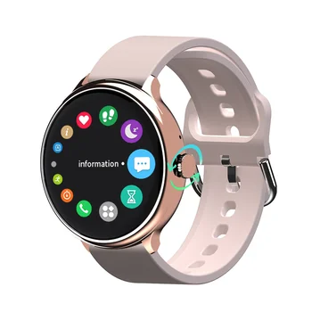 חדש K50 שעון חכם נשים קצב לב צג לחץ דם כושר עוקבים NFC Bluetooth שיחה SmartWatch עבור IOS אנדרואיד הטלפון