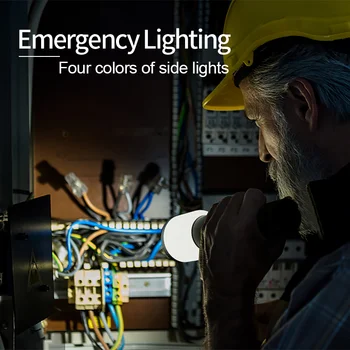 חיצוני LED נטענת עם פנס קמפינג מנורה פנס 4 צבע 2 ב 1 נייד חזק בהיר פנסים