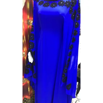 כחול רויאל דובאי, מרוקו Kaftans Farasha Abaya שמלות מאוד מפואר שמלות ארוכות עם אירופה ואמריקה, מגמות אופנה