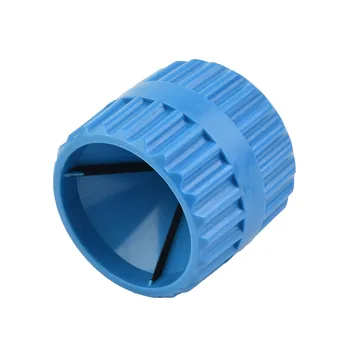 להתמודד עם רימר נייד פלסטיק מיניאטורית צינור רימר יד Deburring כלי מקצועי צינור Chamfering 1.8x1.6x1.6 אינץ ' עבור PVC