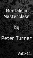 מנטליסט Masterclass על ידי פיטר טרנר vol1 - vol13 ,קסמים