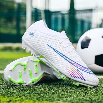 מסי נעלי כדורגל פקקים הסיטוניים Chuteira החברה עמיד נוח איכות נעלי כדורגל חוצות אור Futsal נעלי ספורט
