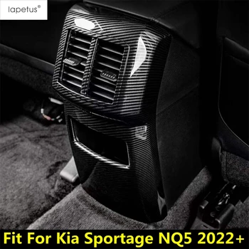 משענת יד תיבת אחורי מיזוג האוויר שקע נגד בעיטה פנל כיסוי לקצץ Kia Sportage NQ5 2022 2023 ABS אביזרים הפנים