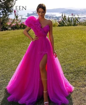 מתוקה שמלת ערב לנשים 2023 ורוד איילין המפלגה אלגנטי שמלות ארוכות חתונה אורגנזה אופנתי ואלגנטי אישה השמלה