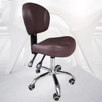 נורדי בר משענת הכיסא סלון יופי רהיטים עיצוב שיער מספרה המשרד רופאי שיניים גלגלת עבודה קעקוע כיסאות אוכף