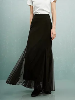 נישה עיצוב בתחילת האביב החדש בגדי נשים צרפתית רטרו וינטג נוח אופנה באיכות גבוהה חצאית