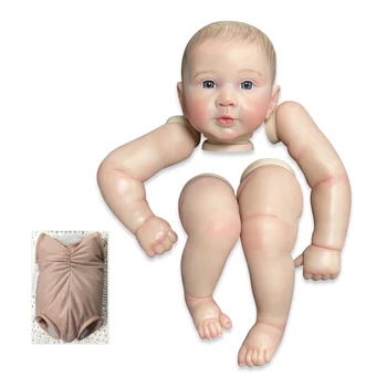 סנדי 19inches סיים מחדש פייפר בובה גודל כבר צבוע ערכות מאוד מציאותי התינוק עם מטלית הגוף פרטים רבים ורידים