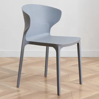 פלסטיק יהירות כסאות אוכל חדר ההמתנה העתק מעצב למשרד כסאות אוכל חיצונית מבוגרים Tabouret Bois רהיטים GPF26XP
