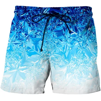 צבעוני y2k חוף קצר גברים 3D מודפס בגדי ים קצרים חוף 2023 חופשה הוואי בגד ים בקיץ יבש מהירה כושר מכנסי גלישה