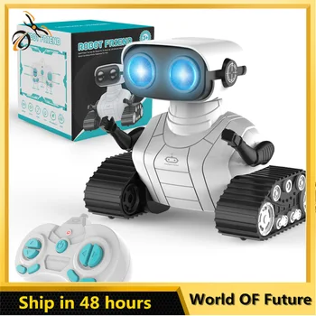 שליטה מרחוק רובוט צעצועים נטענת ET RC הרובוט עבור בנים ובנות עם מוסיקה ריקוד LED עיניים מתנת חג המולד לילדים