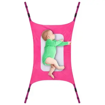 תינוק בערסל על מיטת נתיק, לנשימה התינוק נדנדה חיצונית מושב נוח רתמה מתכוונן מתנה לתינוק בנים בנות